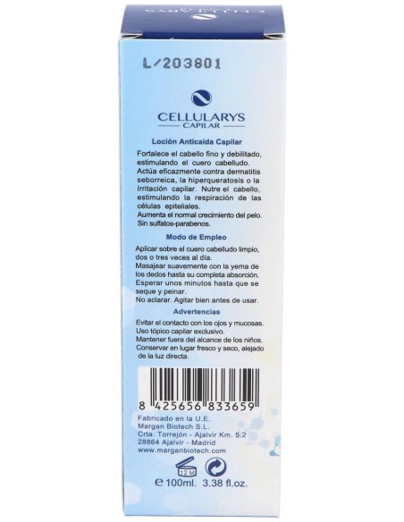 Cellularys Locion Anticaida Capilar 100Ml.