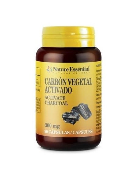 Nature Essential Carbon Vegetal Activado 200Mg 90Caps