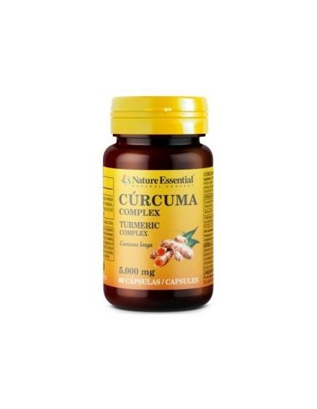Nature Essential Curcuma 5000Mg + Vit C + Pimienta 60Caps