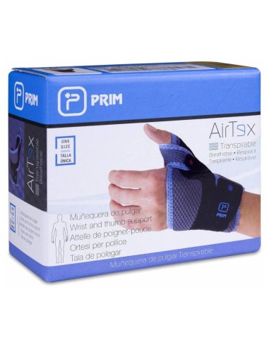 Prim Airtex Muñequera Pulgar Izquierdo Talla Única, 1 Ud