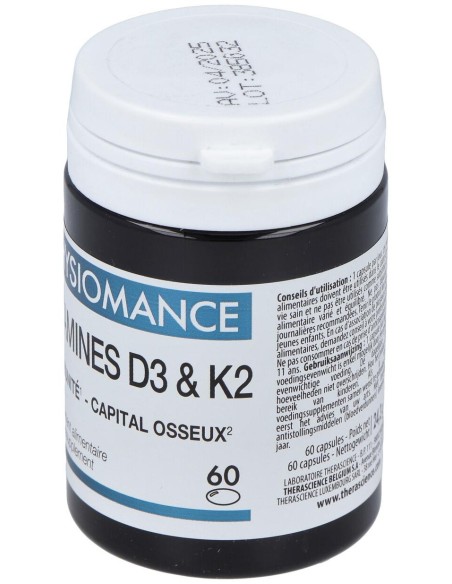 Physiomance Vitamines D3 Y K2 60Comp
