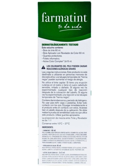 Farmatint Tinte Capilar 2N Moreno, 1 Ud