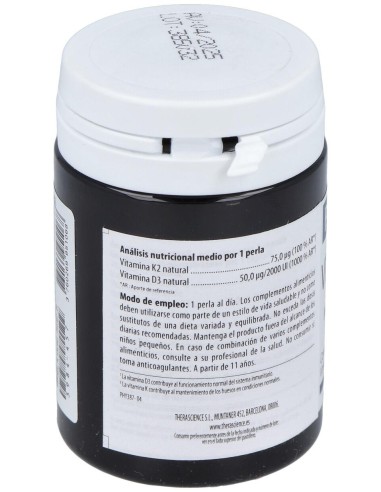 Physiomance Vitamines D3 Y K2 60Comp