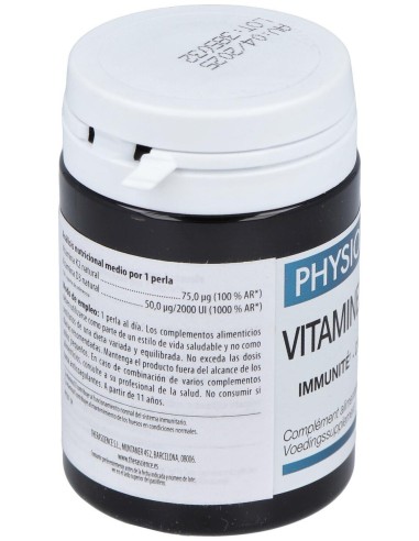 Physiomance Vitamines D3 Y K2 60Comp