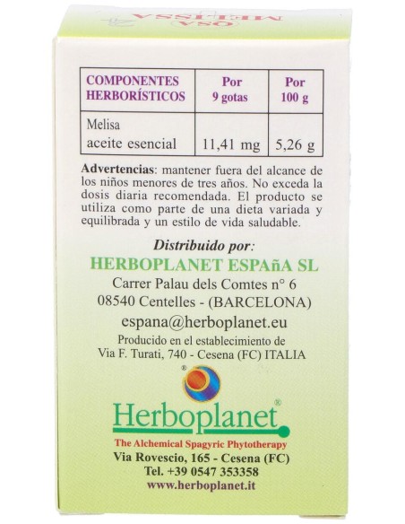 Qsa Melissa Gotas 10Ml.