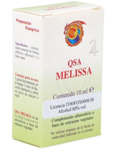 Qsa Melissa Gotas 10Ml.