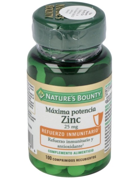 Zinc 25Mg. 100Comp.