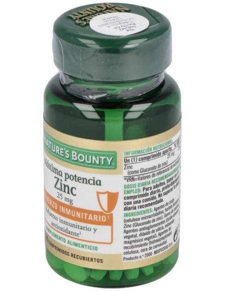 Zinc 25Mg. 100Comp.