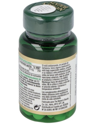 Zinc 25Mg. 100Comp.