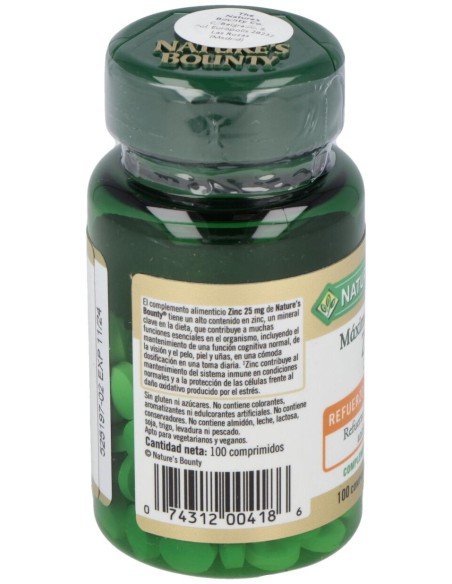 Zinc 25Mg. 100Comp.