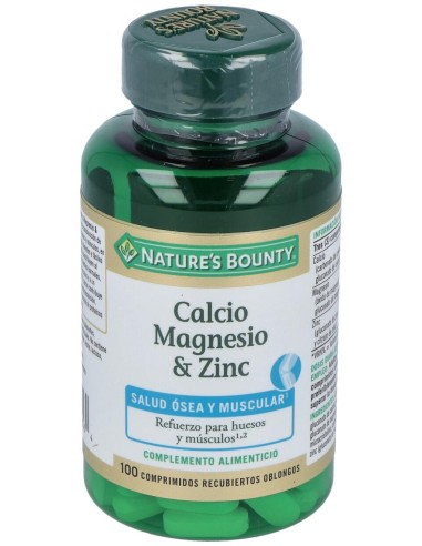 Calcio Magnesio Y Zinc 100Comp.