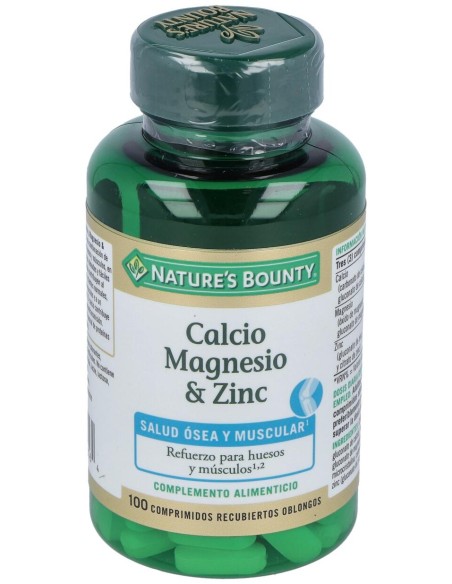 Calcio Magnesio Y Zinc 100Comp.