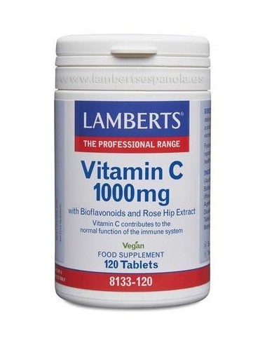 Lamberts Vitamina C 1000Mg Con Bioflavonoides 120Comp