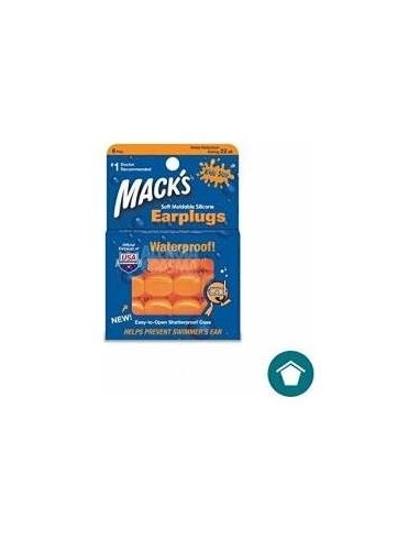 Tapon Oido Macks Silicona 12 Unidades Infantil