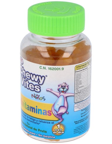 Chewy Vites Multivitaminas Plus Infantil 60Ud.