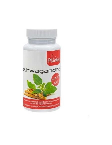 Plantis Ashwaganda Vitamina C Cu 60Caps