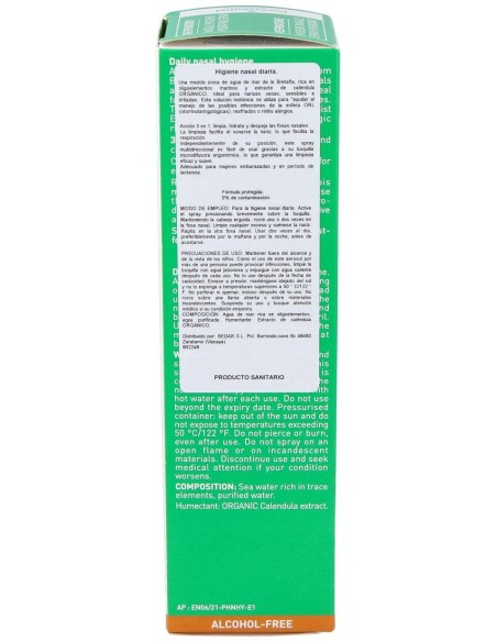 Spray Nasal Hidratante Con Calendula Bio 100Ml.