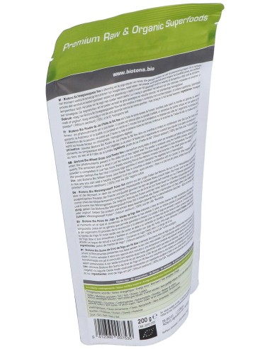 Wheat Grass Raw Jugo De Trigo 200Gr. Bio