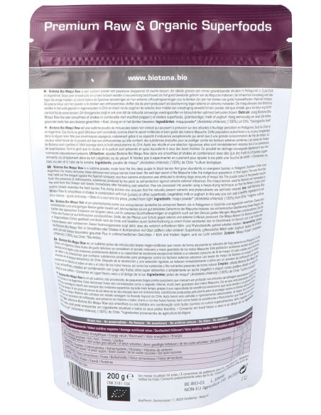 Maqui Raw 200Gr. Bio