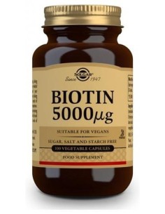 Solgar Super Potency Biotin 5000Mcg 100Caps