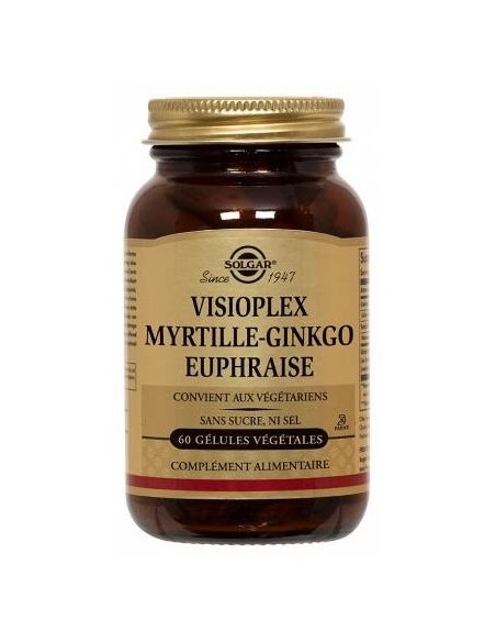 Solgar Visioplex Myrtilleginkgo Euphraise 60 G?Lules V?G?Tales
