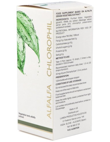 Lumen Clorofila De Alfalfa 120Ml