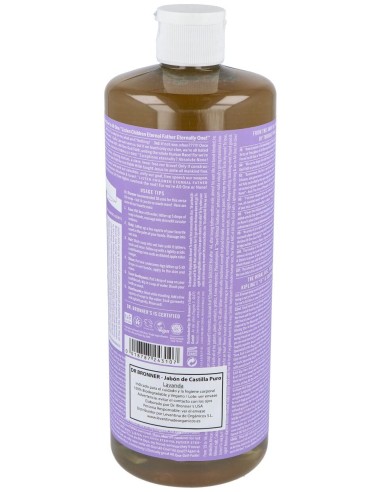 Dr. Bronner'S Jabón Líquido Lavanda Bio 945Ml