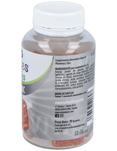 Neopeques Vitazinc 30 Caramel Mastic Neo