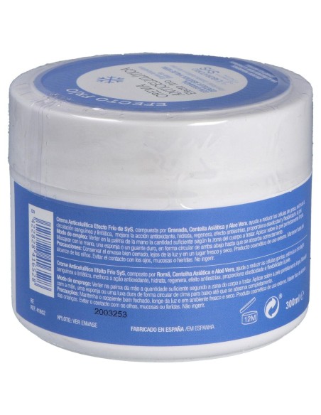 Sys Gel Crema Anticelulítico Frío 300Ml