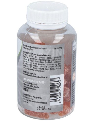 Neopeques Vitazinc 30 Caramel Mastic Neo