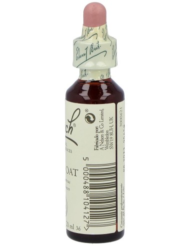 Flores Bach Wild Oat Avena Silvestre 20Ml.