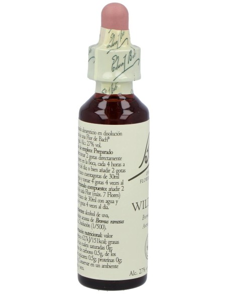 Flores Bach Wild Oat Avena Silvestre 20Ml.
