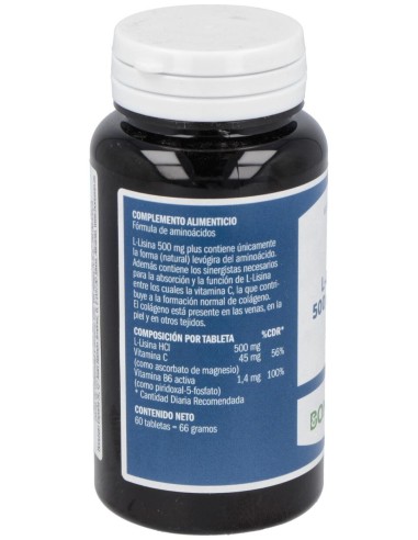 L-Lisina 500Mg. Plus 60Comp.