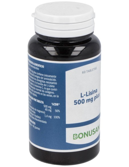 L-Lisina 500Mg. Plus 60Comp.