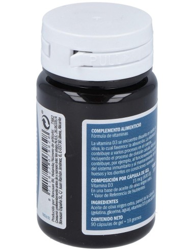 Bonusan Vitamina D3 15Mcg 90Caps