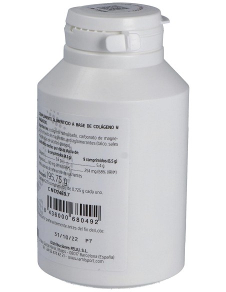 Colageno Con Magnesio 270Comp. Amlsport