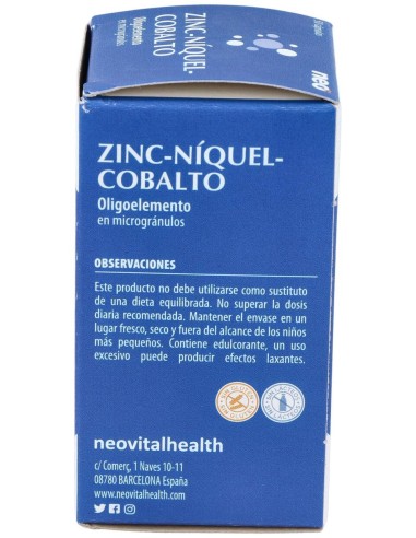 Zinc-Niquel-Cobalto Microgranulos Neo 50Cap.