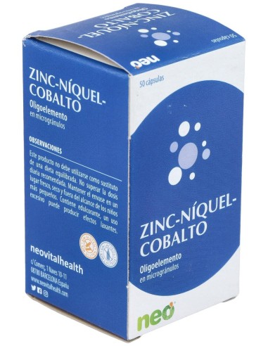 Zinc-Niquel-Cobalto Microgranulos Neo 50Cap.