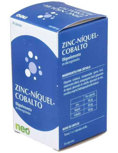 Zinc-Niquel-Cobalto Microgranulos Neo 50Cap.