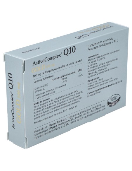 Activecomplex Q10 Gold 100Mg. 60Cap.