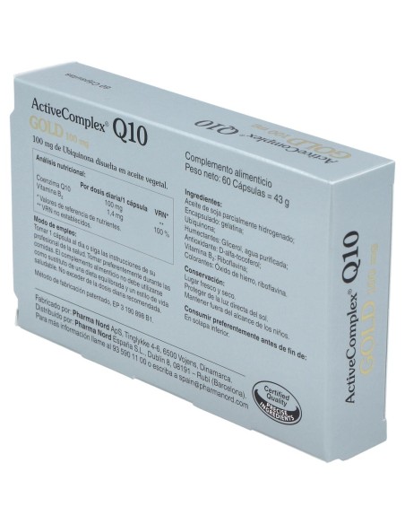 Activecomplex Q10 Gold 100Mg. 60Cap.