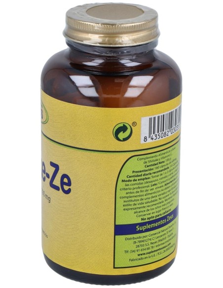 Shiitake-Ze 400Mg. 180Cap.