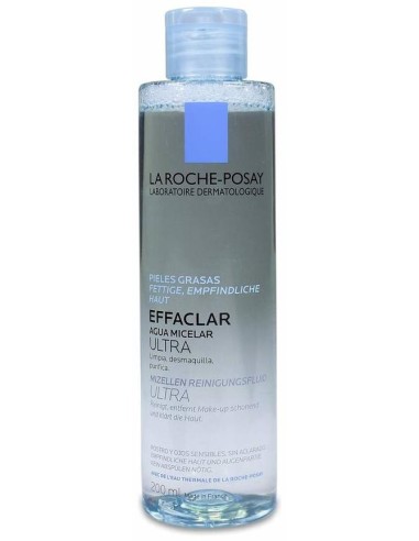 La Roche-Posay Effaclar Agua Micelar Ultra Pieles Grasas, 200 Ml