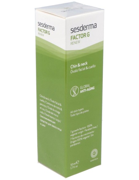 Sesderma Factor G Renew Óvalo Facial Y Cuello, 50 Ml