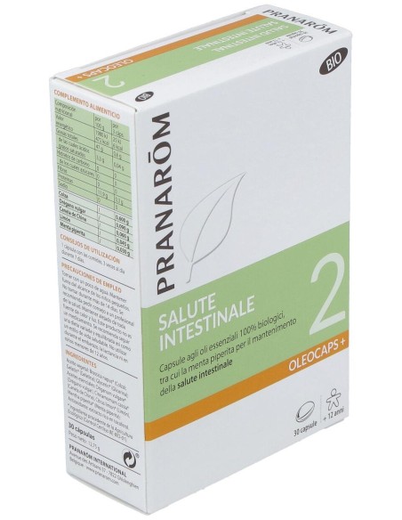Pranarom Oleocaps+ 2 Salud Intestinal, 30 Cápsulas