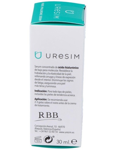 Uresim Pure Hyaluronic Serum, 30 Ml