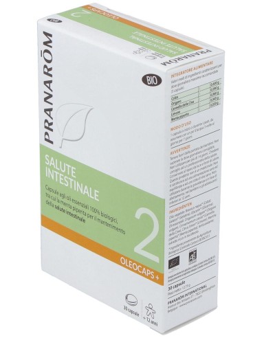 Pranarom Oleocaps+ 2 Salud Intestinal, 30 Cápsulas