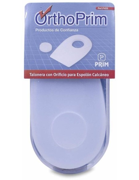Orthoprim Talonera De Silicona Para Espolón Con Orificio Talla P, 1 Par