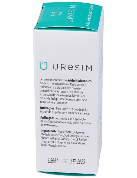 Uresim Pure Hyaluronic Serum, 30 Ml