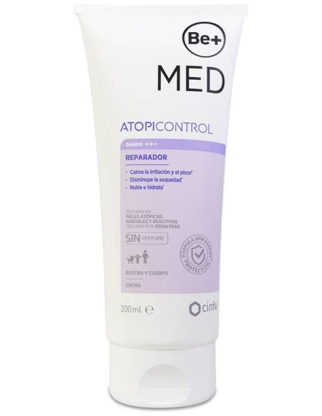 Be+ Piel Atópica Crema Hidratante Y Nutritiva, 200 Ml